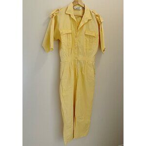 Diane Von Furstenberg Vintage Yellow Jumpsuit